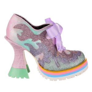 Irregular Choice Womens Flaming Hot High Heel - Lilac